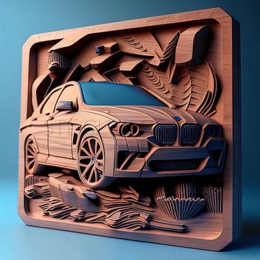 3D мадэль BMW M5 (STL)
